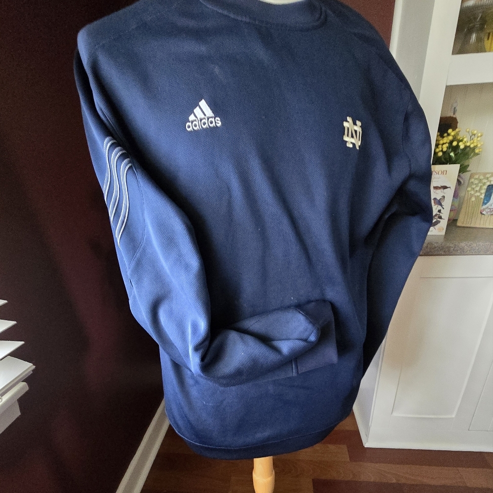 Adidas Notre Dame Pullover Sweatshirt